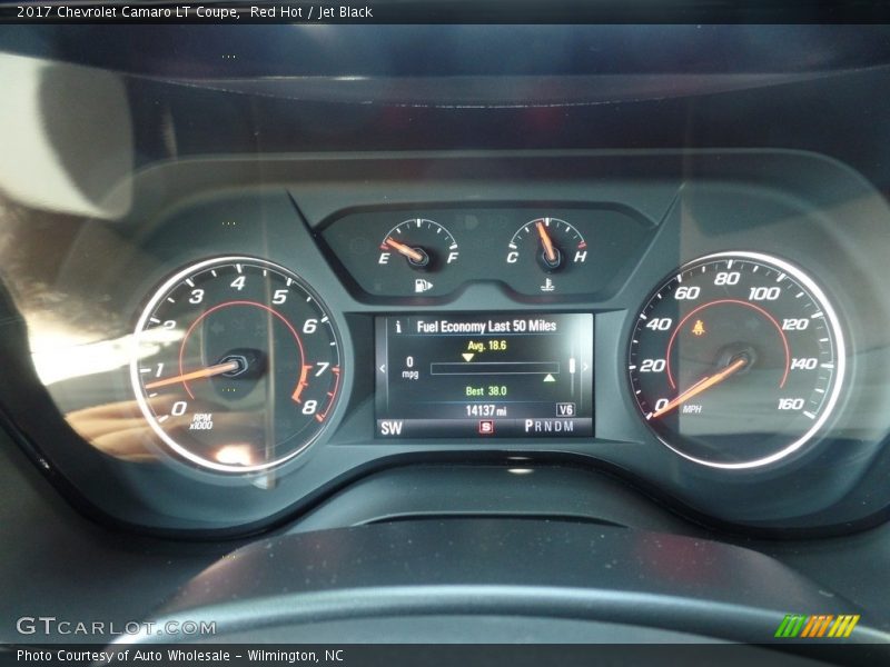 Red Hot / Jet Black 2017 Chevrolet Camaro LT Coupe