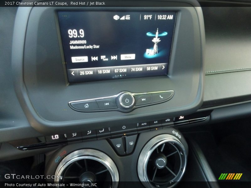 Red Hot / Jet Black 2017 Chevrolet Camaro LT Coupe
