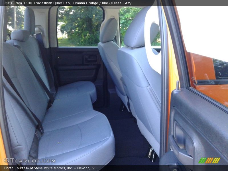 Omaha Orange / Black/Diesel Gray 2018 Ram 1500 Tradesman Quad Cab
