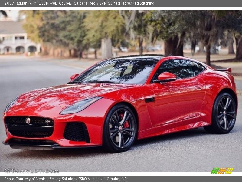  2017 F-TYPE SVR AWD Coupe Caldera Red
