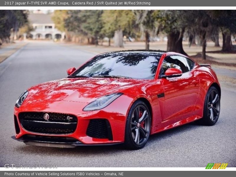  2017 F-TYPE SVR AWD Coupe Caldera Red