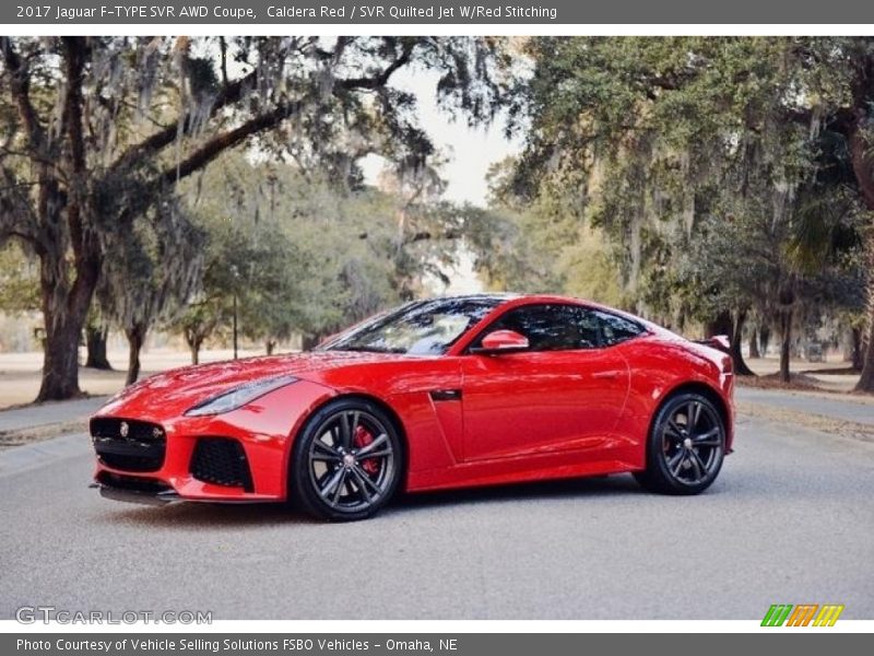  2017 F-TYPE SVR AWD Coupe Caldera Red