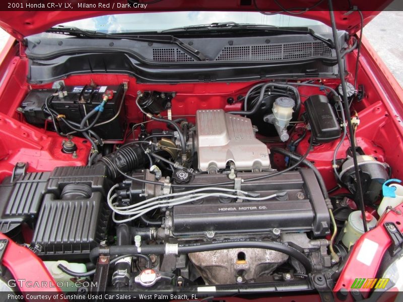 Milano Red / Dark Gray 2001 Honda CR-V LX