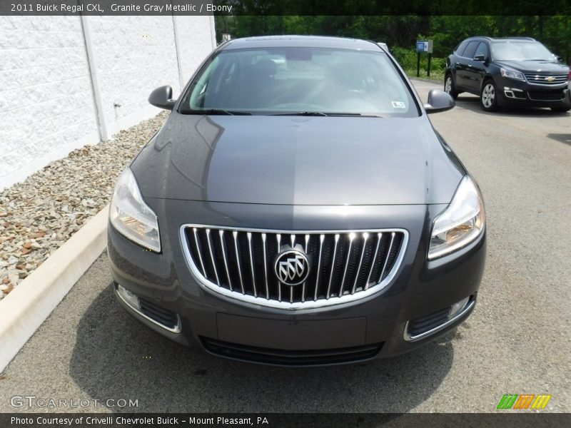 Granite Gray Metallic / Ebony 2011 Buick Regal CXL
