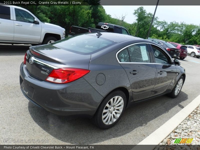 Granite Gray Metallic / Ebony 2011 Buick Regal CXL