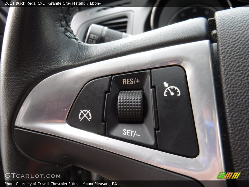 Granite Gray Metallic / Ebony 2011 Buick Regal CXL