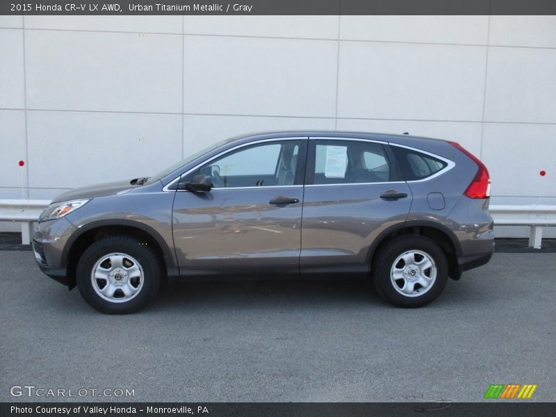 Urban Titanium Metallic / Gray 2015 Honda CR-V LX AWD
