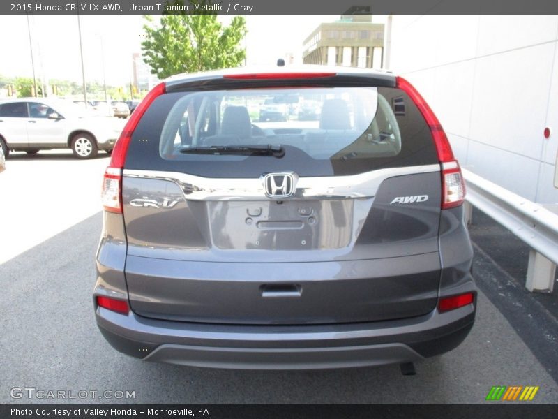 Urban Titanium Metallic / Gray 2015 Honda CR-V LX AWD
