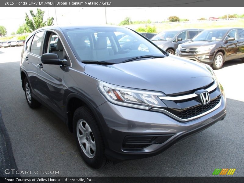 Urban Titanium Metallic / Gray 2015 Honda CR-V LX AWD