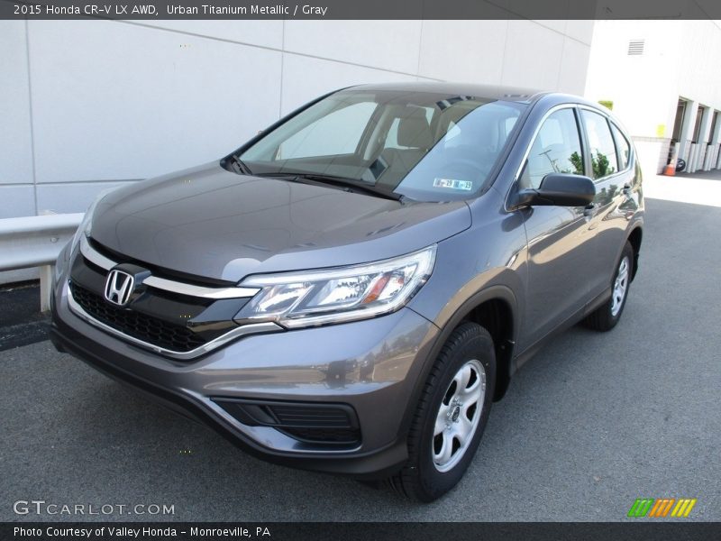 Urban Titanium Metallic / Gray 2015 Honda CR-V LX AWD