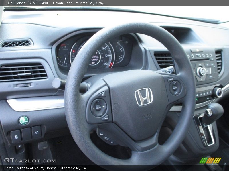 Urban Titanium Metallic / Gray 2015 Honda CR-V LX AWD