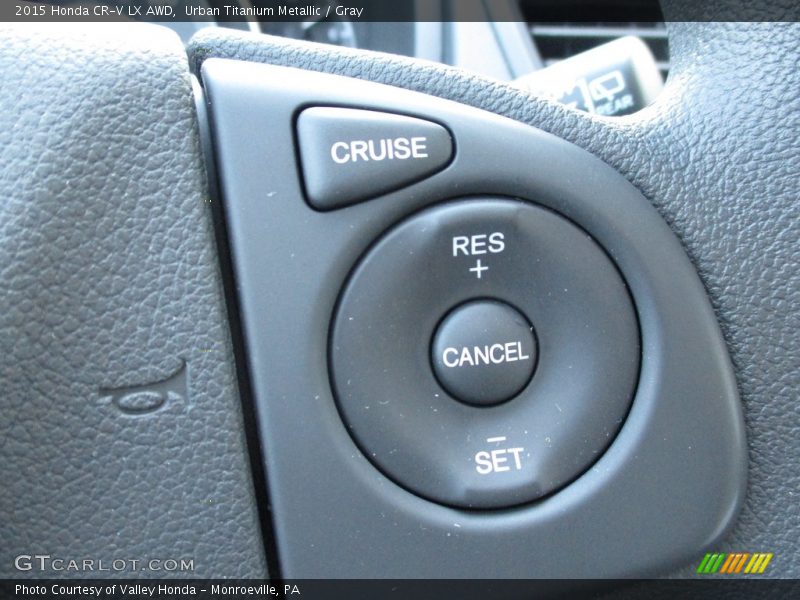 Urban Titanium Metallic / Gray 2015 Honda CR-V LX AWD