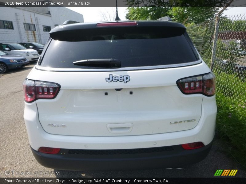 White / Black 2018 Jeep Compass Limited 4x4