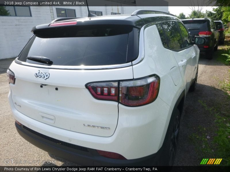 White / Black 2018 Jeep Compass Limited 4x4