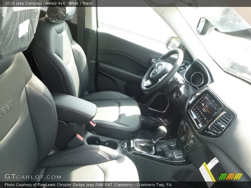 White / Black 2018 Jeep Compass Limited 4x4