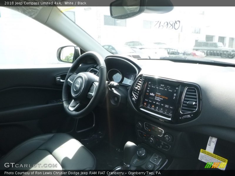 White / Black 2018 Jeep Compass Limited 4x4