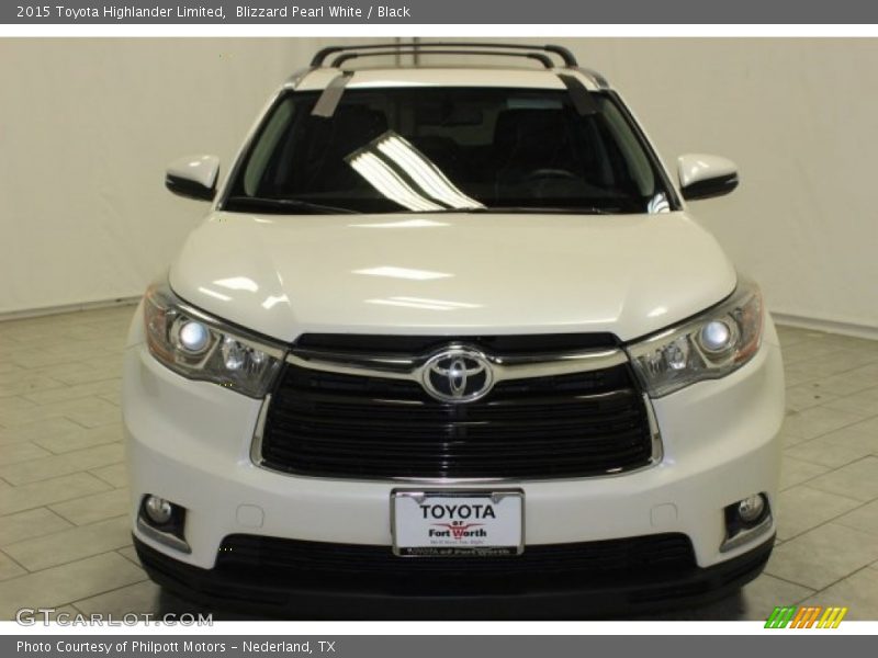 Blizzard Pearl White / Black 2015 Toyota Highlander Limited