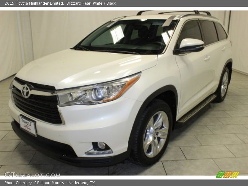Blizzard Pearl White / Black 2015 Toyota Highlander Limited