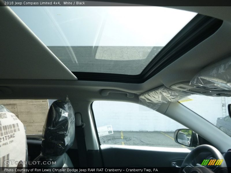 White / Black 2018 Jeep Compass Limited 4x4