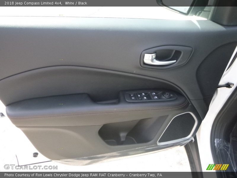 White / Black 2018 Jeep Compass Limited 4x4
