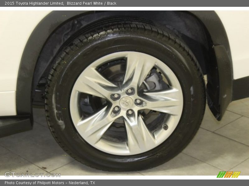 Blizzard Pearl White / Black 2015 Toyota Highlander Limited