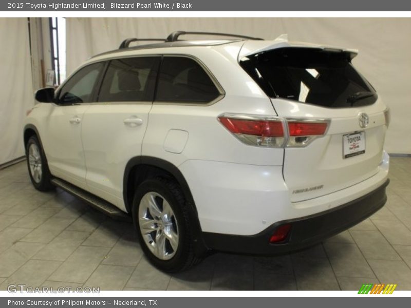 Blizzard Pearl White / Black 2015 Toyota Highlander Limited