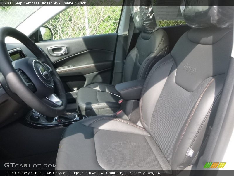 White / Black 2018 Jeep Compass Limited 4x4