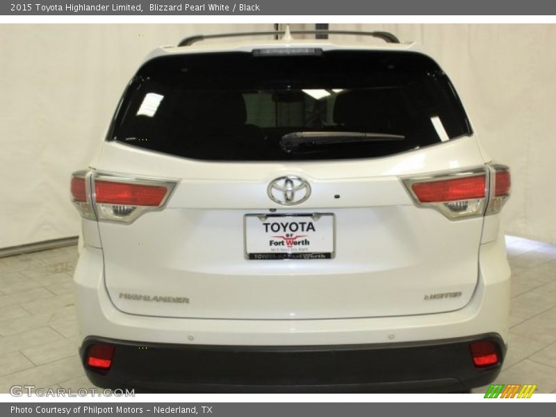 Blizzard Pearl White / Black 2015 Toyota Highlander Limited