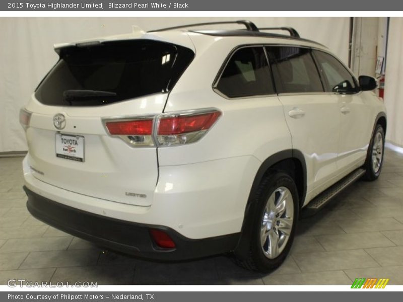 Blizzard Pearl White / Black 2015 Toyota Highlander Limited