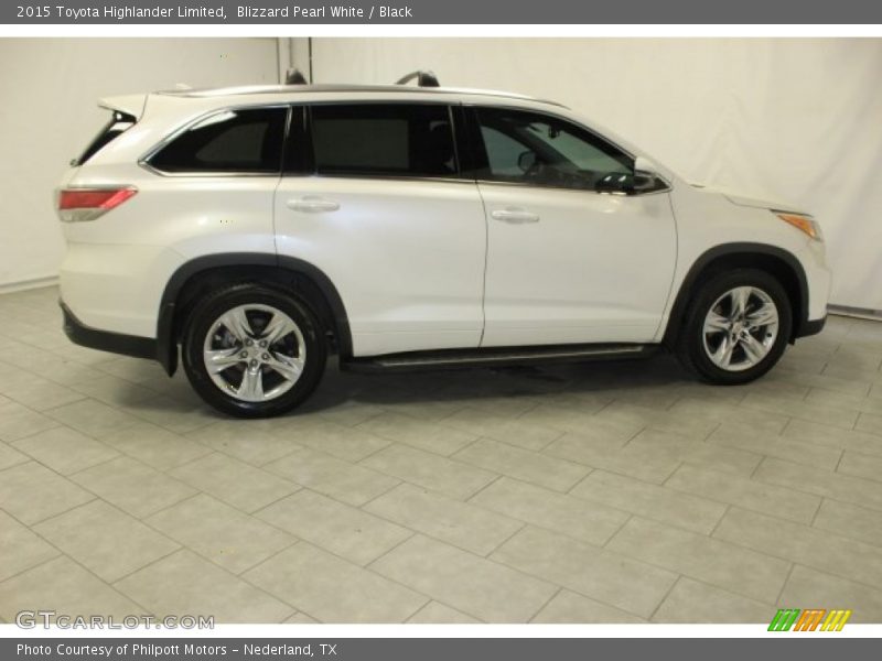 Blizzard Pearl White / Black 2015 Toyota Highlander Limited