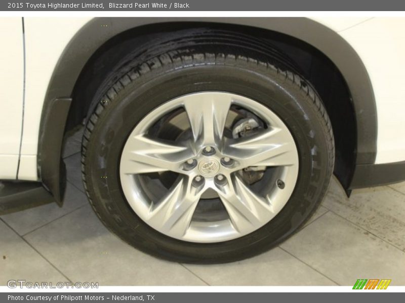 Blizzard Pearl White / Black 2015 Toyota Highlander Limited