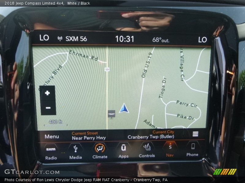 White / Black 2018 Jeep Compass Limited 4x4