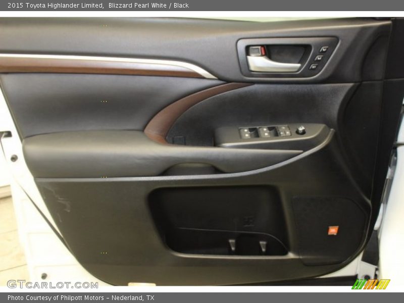 Blizzard Pearl White / Black 2015 Toyota Highlander Limited