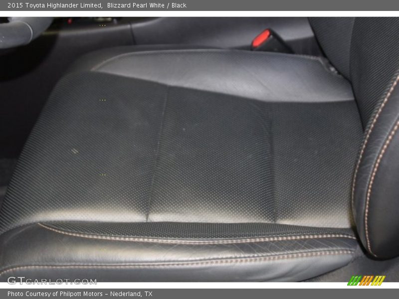 Blizzard Pearl White / Black 2015 Toyota Highlander Limited