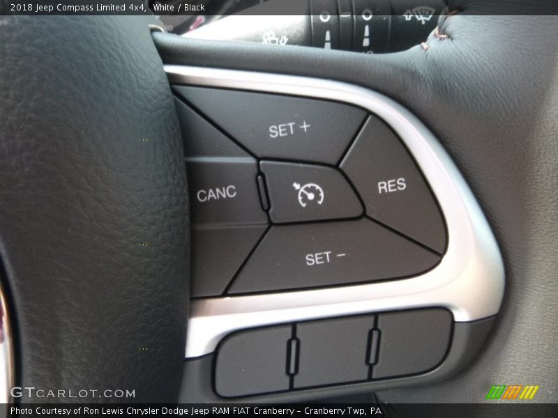 White / Black 2018 Jeep Compass Limited 4x4