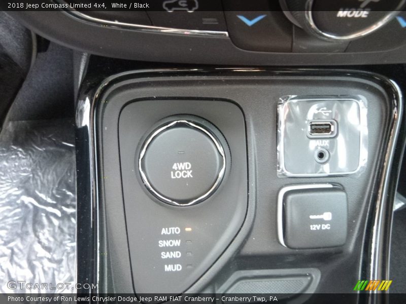 White / Black 2018 Jeep Compass Limited 4x4