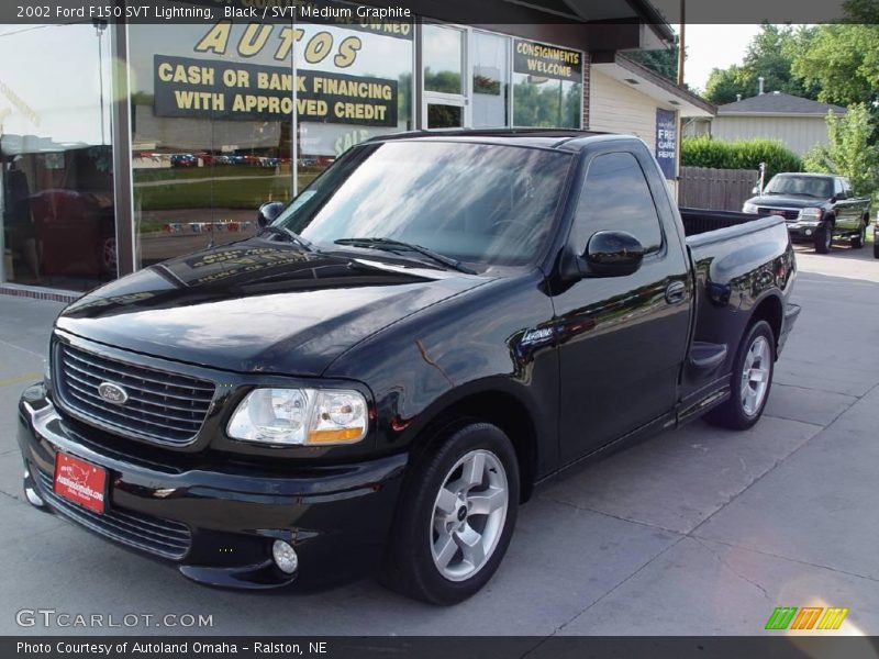 Black / SVT Medium Graphite 2002 Ford F150 SVT Lightning