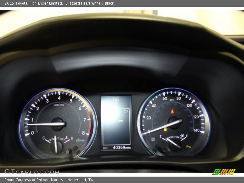Blizzard Pearl White / Black 2015 Toyota Highlander Limited