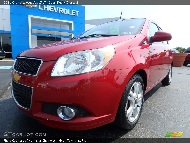 Sport Red / Charcoal 2011 Chevrolet Aveo Aveo5 LT
