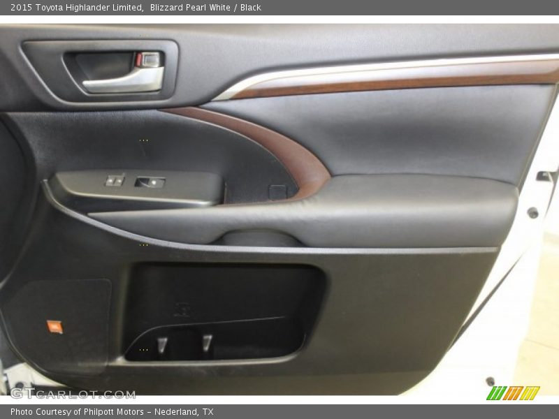 Blizzard Pearl White / Black 2015 Toyota Highlander Limited