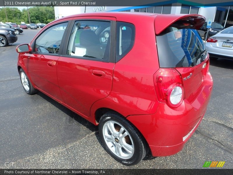 Sport Red / Charcoal 2011 Chevrolet Aveo Aveo5 LT
