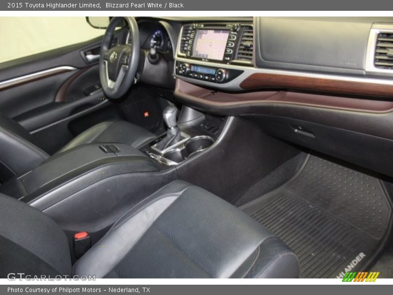 Blizzard Pearl White / Black 2015 Toyota Highlander Limited