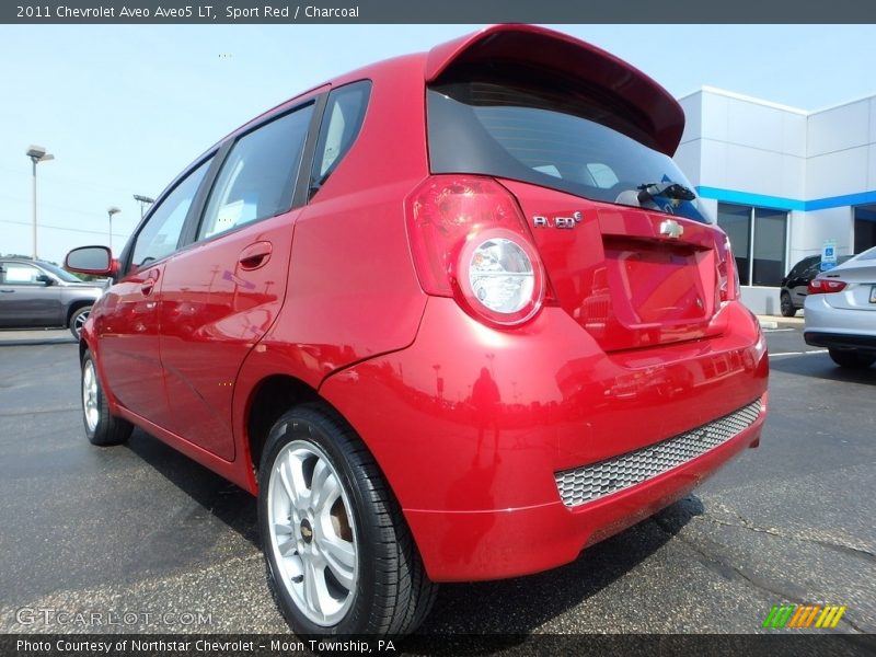 Sport Red / Charcoal 2011 Chevrolet Aveo Aveo5 LT