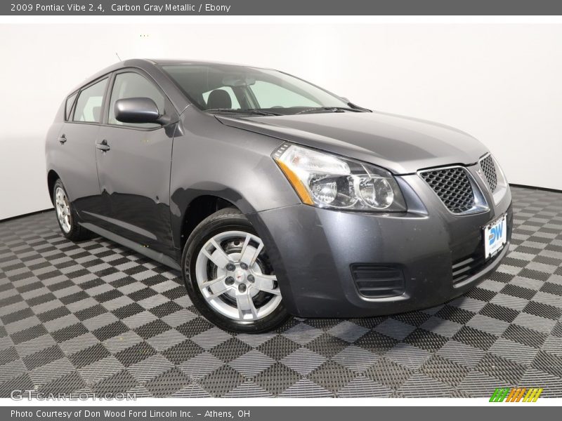 Carbon Gray Metallic / Ebony 2009 Pontiac Vibe 2.4