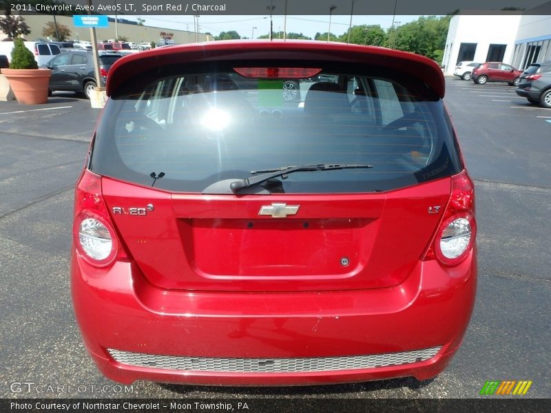 Sport Red / Charcoal 2011 Chevrolet Aveo Aveo5 LT