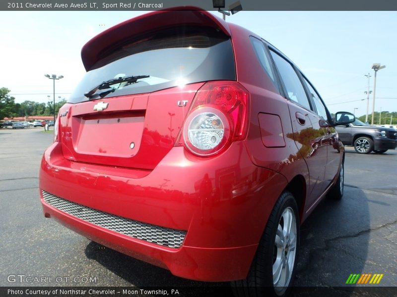 Sport Red / Charcoal 2011 Chevrolet Aveo Aveo5 LT