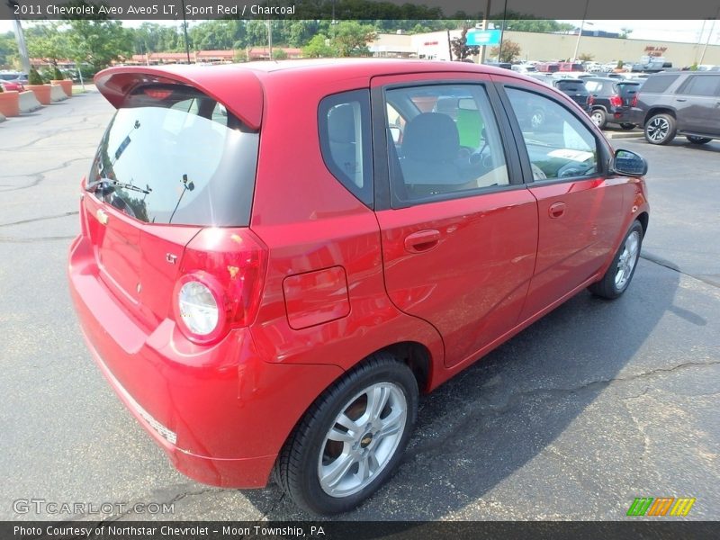 Sport Red / Charcoal 2011 Chevrolet Aveo Aveo5 LT