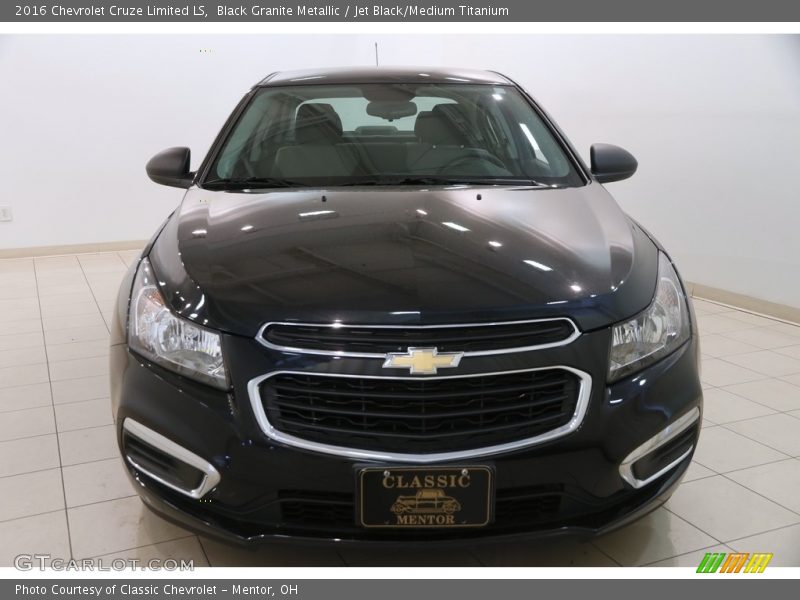 Black Granite Metallic / Jet Black/Medium Titanium 2016 Chevrolet Cruze Limited LS