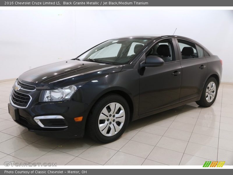 Black Granite Metallic / Jet Black/Medium Titanium 2016 Chevrolet Cruze Limited LS