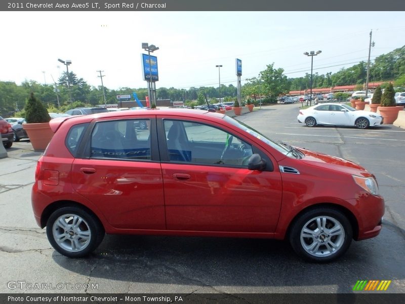 Sport Red / Charcoal 2011 Chevrolet Aveo Aveo5 LT